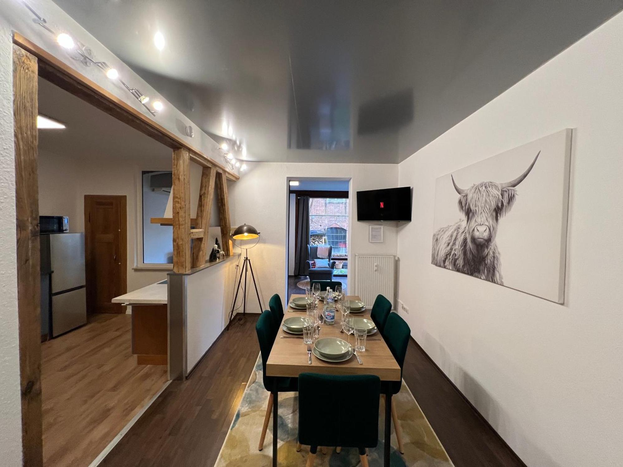 Apartment Humboldt 3 Schlafzimmer,Wifi, Netflix Parken, Terrasse, Klimatisiert, Naehe Zentrum Jena Dış mekan fotoğraf